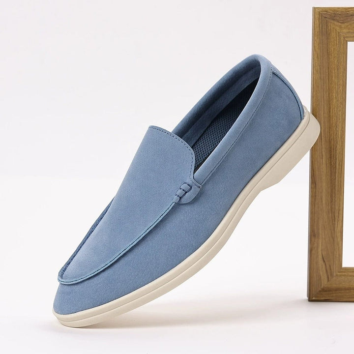 André Ferran Suede Loafers